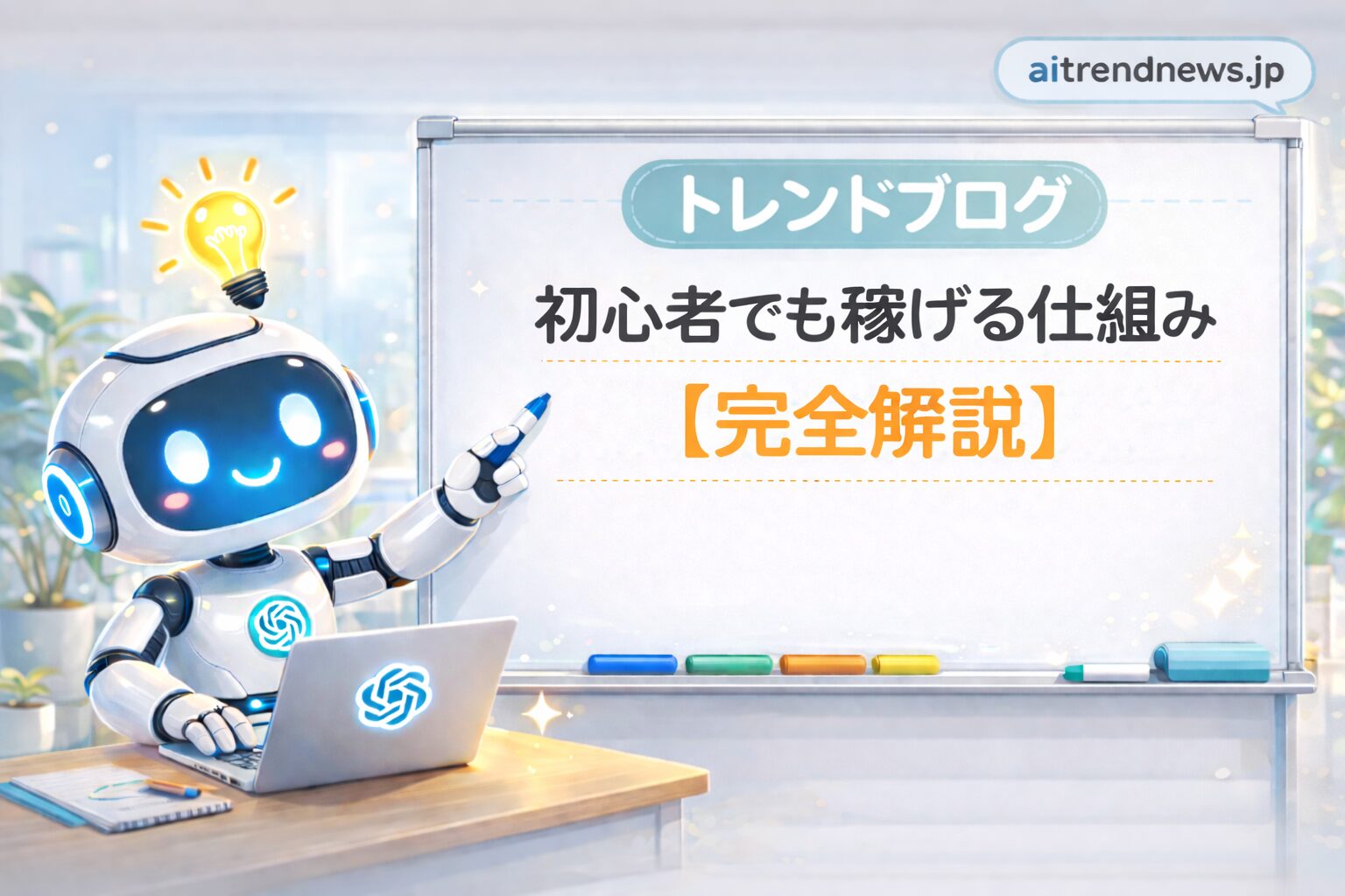 トレンドブログとは？初心者でも稼げる仕組みを完全解説したアイキャッチ画像