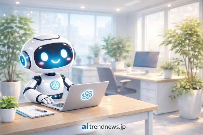 AI活用による次世代ワークスタイルのビジュアル